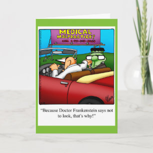 Funny Halloween Spaß Grußkarte Karte