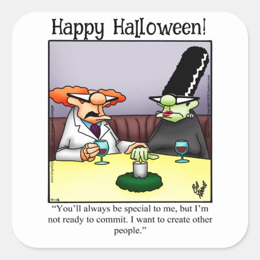 Funny Halloween Spaß Halloween Stickers (Vorderseite)
