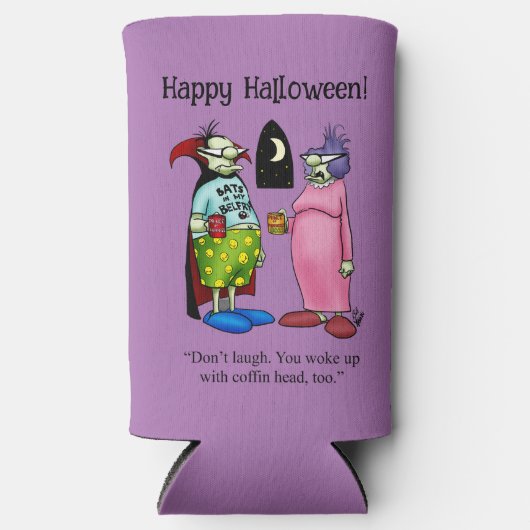 Funny Halloween Spaß kann Cooler Geschenk Selters Dosenkühler (Vorderseite)