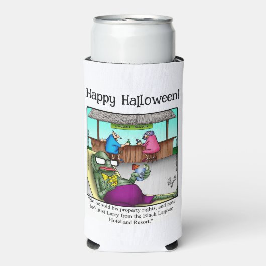 Funny Halloween Spaß kann Cooler Geschenk Selters Dosenkühler (Seltzer Vorderseite)
