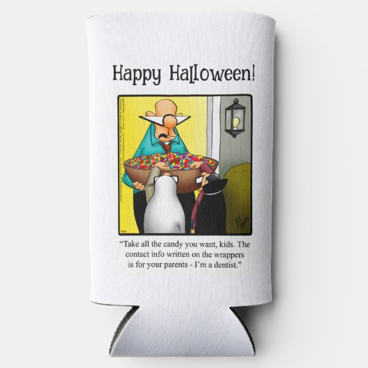 Funny Halloween Spaß kann Cooler Geschenk Selters Dosenkühler (Vorderseite)
