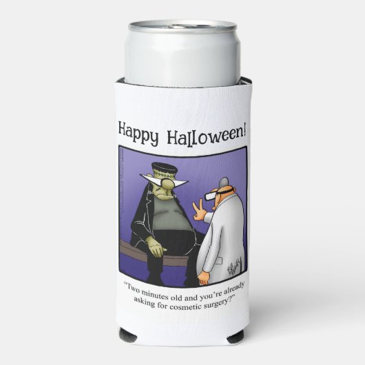 Funny Halloween Spaß kann Cooler Geschenk Selters Dosenkühler (Seltzer Vorderseite)