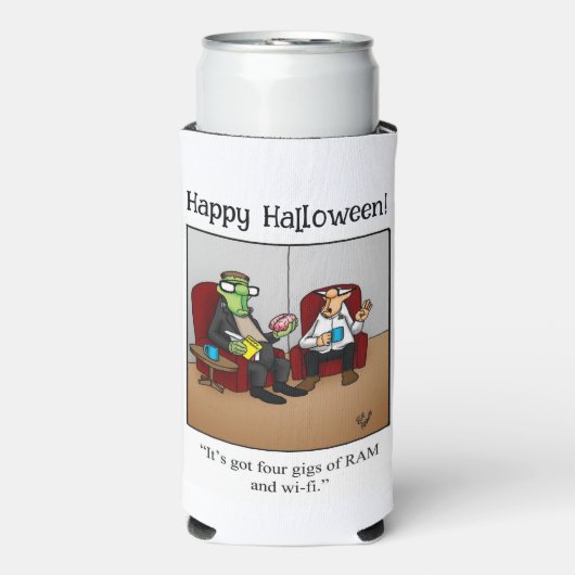 Funny Halloween Spaß kann Cooler Geschenk Selters Dosenkühler (Seltzer Vorderseite)
