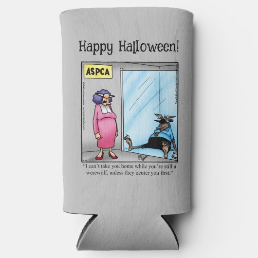 Funny Halloween Spaß kann Cooler Geschenk Selters Dosenkühler (Vorderseite)