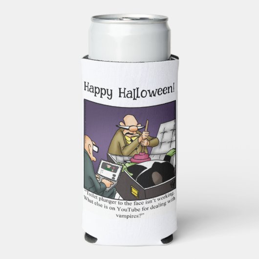 Funny Halloween Spaß kann Cooler Geschenk Selters Dosenkühler (Seltzer Vorderseite)
