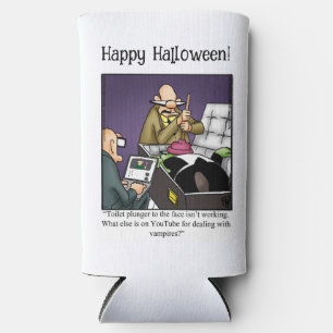 Funny Halloween Spaß kann Cooler Geschenk Selters Dosenkühler