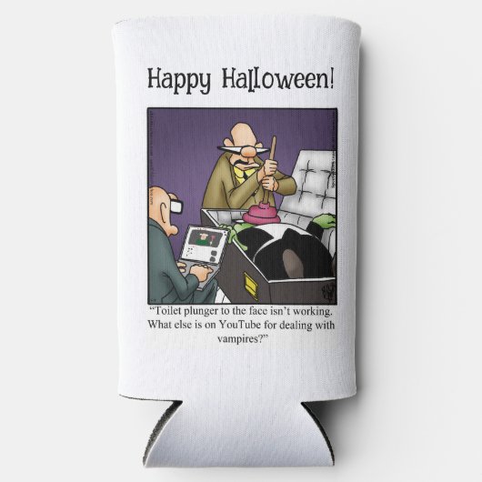 Funny Halloween Spaß kann Cooler Geschenk Selters Dosenkühler (Vorderseite)