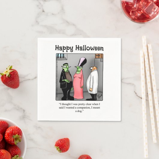 Funny Halloween Spaß Party Napkins Serviette (Beispiel)