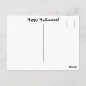Funny Halloween Spaß Postcard Postkarte (Rückseite)