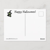 Funny Halloween Spaß Postcard Postkarte (Rückseite)