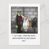 Funny Halloween Spaß Postcard Postkarte (Vorderseite)