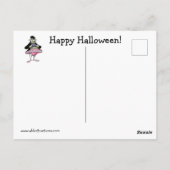 Funny Halloween Spaß Postcard Postkarte (Rückseite)