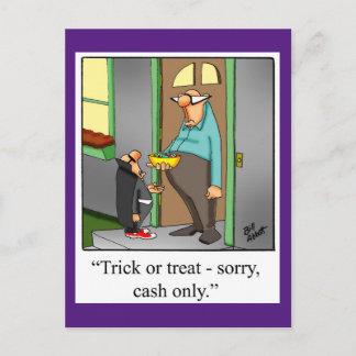 Funny Halloween Spaß Postcard "Spectickles" Postkarte