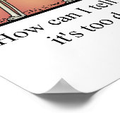 Funny Halloween Spaß Poster (Ecke)