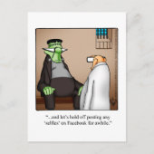 Funny Halloween Spaß Postkarten "Spectickles" (Vorderseite)