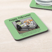 Funny Halloween Spaß Untersetzer (Linke Seite)