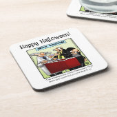 Funny Halloween Spaß Untersetzer (Linke Seite)