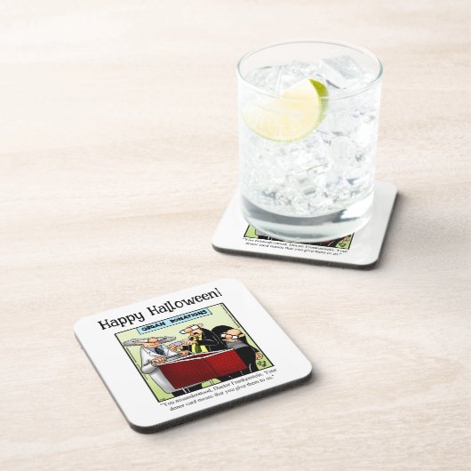 Funny Halloween Spaß Untersetzer (Rechte Seite)