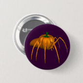 Funny Halloween Spider Button (Vorne & Hinten)