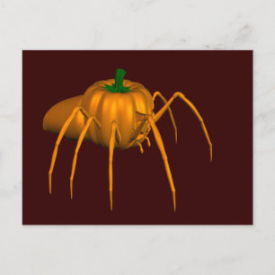 Funny Halloween Spider Postkarte