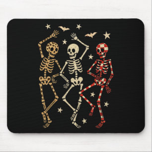 Funny Halloween Spooky Bones Skull Tanzgeschenk Sk Mousepad
