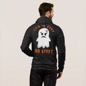 Funny Halloween Spooky Ghost Dies ist ein Bootschi Hoodie (Schwarz voll)