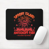 Funny Halloween Spooky Island Est 2002 Unterhaltun Mousepad (Mit Mouse)
