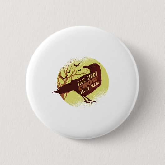 Funny Halloween Sprichwort Geschenk für humorvolle Button (Vorderseite)