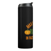 Funny halloween Sprichwort Thermosbecher (Nach links gedreht)