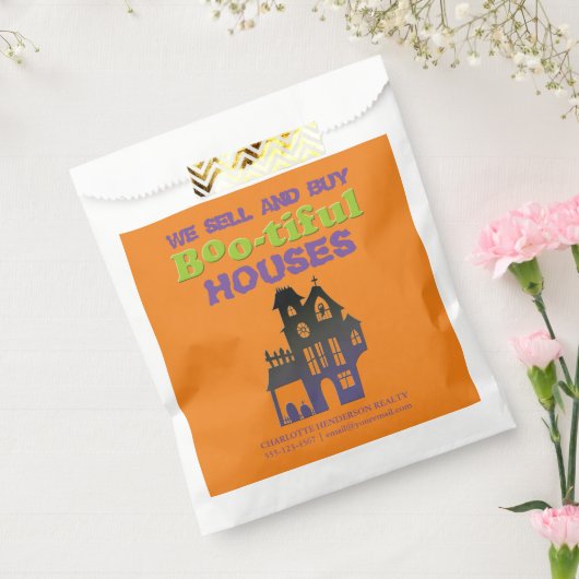 Funny Halloween Spuk House Real Anwesen Leckerei Geschenktütchen (Versiegelt)