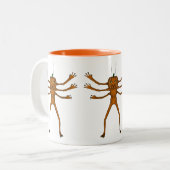 Funny Halloween Strampler Zweifarbige Tasse (Vorderseite Links)