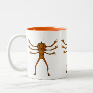 Funny Halloween Strampler Zweifarbige Tasse