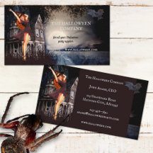 Funny Halloween Supplies Business Card