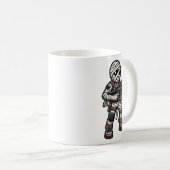 Funny Halloween Tacmy Mummy Army Men Veteran Co Kaffeetasse (VorderseiteRechts)