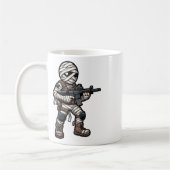 Funny Halloween Tacmy Mummy Army Men Veteran Co Kaffeetasse (Links)