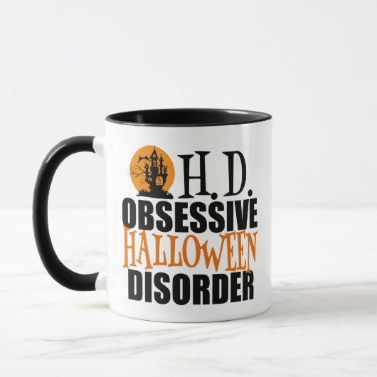 Funny Halloween Tasse (Links)