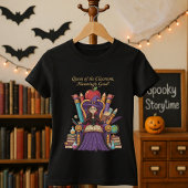 Funny Halloween Teacher Queen of the Classroom T-Shirt