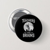Funny Halloween Teacher S Zombie Lehrer Liebe Bra Button (Vorne & Hinten)