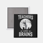 Funny Halloween Teacher S Zombie Lehrer Liebe Bra Magnet (Vorderseite/Rückseite)