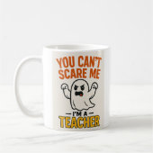 Funny Halloween Teacher Tasse mit Ghost (Links)