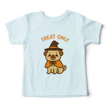 Funny Halloween tee with cartoon dog