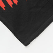 Funny Halloween Thanksgiving Christmas Happy Hallo Fleecedecke (Ecke)