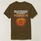 Funny Halloween Thanksgiving Pumpkin Pi Math Pun T T-Shirt (Design vorne)