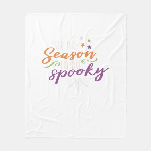 Funny Halloween - Tis The Season Fleecedecke (Vorderseite)