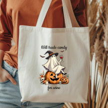 Funny Halloween Tote Bag für Frauen
