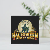 Funny Halloween Trick oder Treat Beängstigend Flat (Stehend Vorderseite)