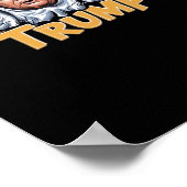 Funny Halloween Trumpkin Halloween Great Aga Poster (Ecke)