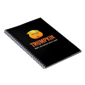 Funny Halloween Trumpkin Notizblock (Rechte Seite)