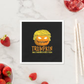 Funny Halloween Trumpkin Serviette (Beispiel)