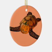 Funny Halloween Turtle Keramikornament (Rechts)